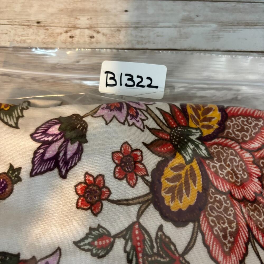 Talbots Floral Top XL Crewneck Sweatshirt Blooming Jacobean 100% Cotton 2025 - Picture 15 of 15